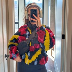 Free People Hit the Slopes Printed Pullover